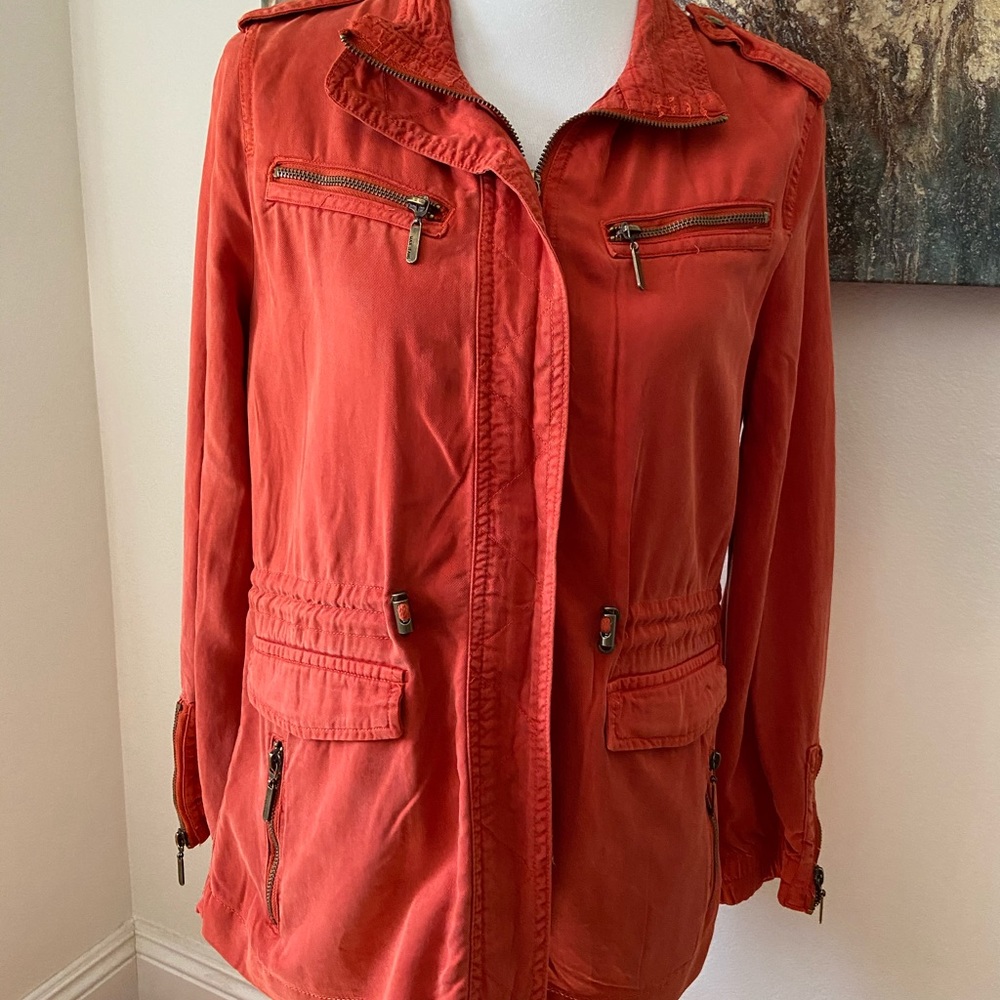 Max Jeans Tencel maroon jacket S